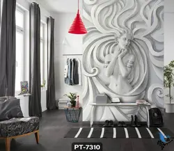 پوستر دیواری طرح الهه زن سه بعدی کد PT7310