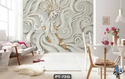 پوستر دیواری طرح الهه زن سه بعدی کد PT7312