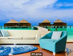 پوستر دیواری طرح هتل دریایی کد PT6714
