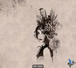 پوستر دیواری فانتزی طرح زن کد PT7371