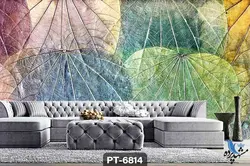 پوستر دیواری فانتزی طرح برگ کد PT6814