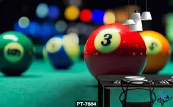 پوستر دیواری ورزشی طرح توپ بیلیارد کد PT7384