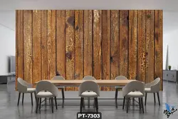 پوستر دیواری طرح چوب کد PT7303