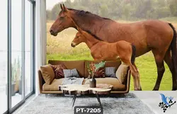 پوستر دیواری طرح اسب کد PT7205