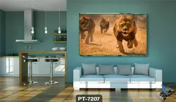 پوستر دیواری طرح شیر کد PT7207