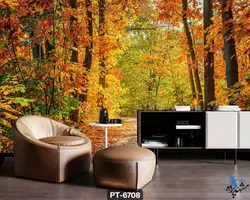 پوستر دیواری طرح پاییز کد PT6708