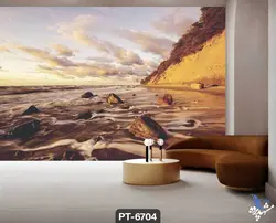 پوستر دیواری طرح ساحل کد PT6704