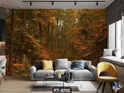 پوستر دیواری طرح جنگل کد PT6702