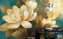 پوستر دیواری نقاشی طرح گل کد PT7637
