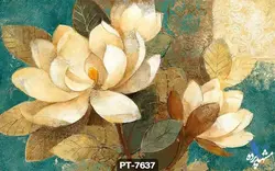 پوستر دیواری نقاشی طرح گل کد PT7637