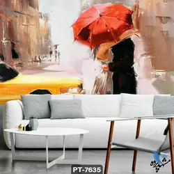 پوستر دیواری نقاشی طرح عاشقانه کد PT7635