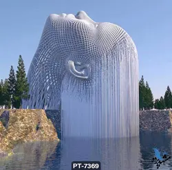 پوستر دیواری طرح مجسمه سر کد PT7369