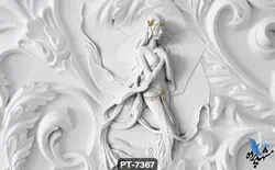 پوستر دیواری طرح مجسمه زن کد PT7367