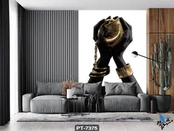 پوستر دیواری فانتزی طرح دست کد PT7375