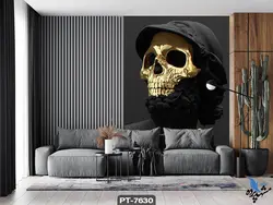 پوستر دیواری طرح اسکلت کد PT7630