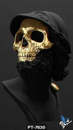 پوستر دیواری طرح اسکلت کد PT7630