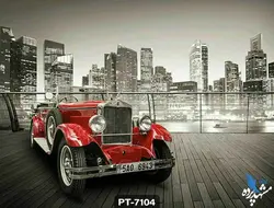 پوستر دیواری طرح ساختمان های مرتفع کد PT7104