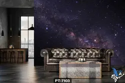 پوستر دیواری طرح فضا کد PT7103