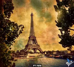 پوستر دیواری طرح برج ایفل کد PT7678