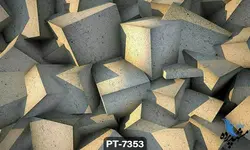 پوستر دیواری سه بعدی طرح سنگ کد PT7353