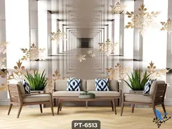 پوستر دیواری سه بعدی طرح دالان کد PT6513