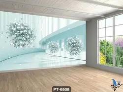 پوستر دیواری سه بعدی کد PT6508