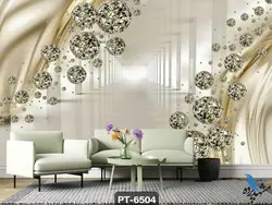 پوستر دیواری سه بعدی کد PT6504