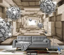پوستر دیواری سه بعدی کد PT6502