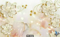 پوستر دیواری طرح گل سه بعدی کد PT7612