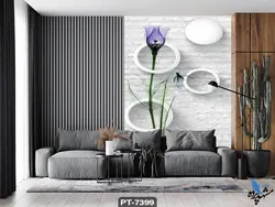 پوستر دیواری طرح گل کد PT7399