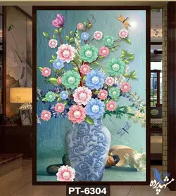پوستر دیواری طرح کوزه گل کد PT6304