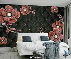 پوستر دیواری طرح گل سه بعدی کد PT6284