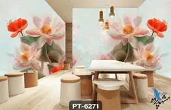 پوستر دیواری طرح گل کد PT6271