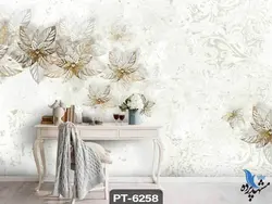 پوستر دیواری طرح گل کد PT6258