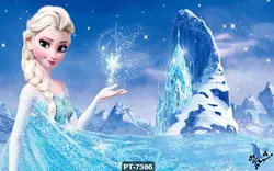 پوستر دیواری کودک طرح کارتن یخ زده کد PT-7386