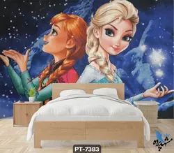 پوستر دیواری کودک طرح کارتن یخ زده کد PT-7383