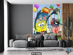 پوستر دیواری کودک طرح باب اسفنجی کد PT-7382