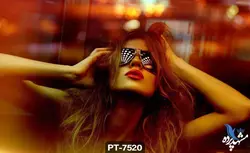 پوستر دیواری طرح چهره زن کد PT-7520