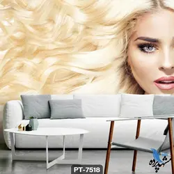 پوستر دیواری طرح چهره زن کد PT-7518