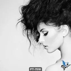 پوستر دیواری طرح نیمرخ چهره زن کد PT-7516