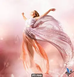 پوستر دیواری طرح چهره زن کد PT-7510