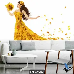 پوستر دیواری طرح چهره زن کد PT7507