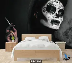 پوستر دیواری طرح چهره جوکر کد PT7506