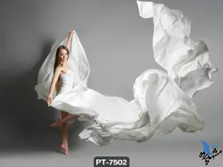 پوستر دیواری طرح چهره دختر سفیدپوش کد PT7502