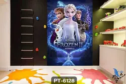 پوستر دیواری کودک طرح کارتون یخ زده کد PT-6128