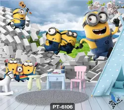پوستر دیواری کودک طرح مینیون ها کد PT-6106