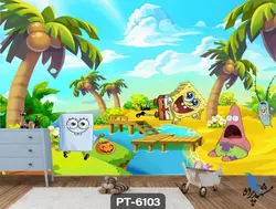 پوستر دیواری کودک طرح باب اسفنجی کد PT-6103