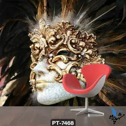 پوستر دیواری طرح چهره فانتزی زن کد PT7468