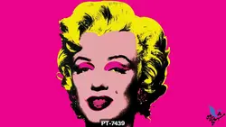 پوستر دیواری طرح چهره مرلین مونرو کد PT7439