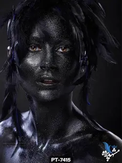 پوستر دیواری طرح چهره دختر سیاهپوست کد PT7415